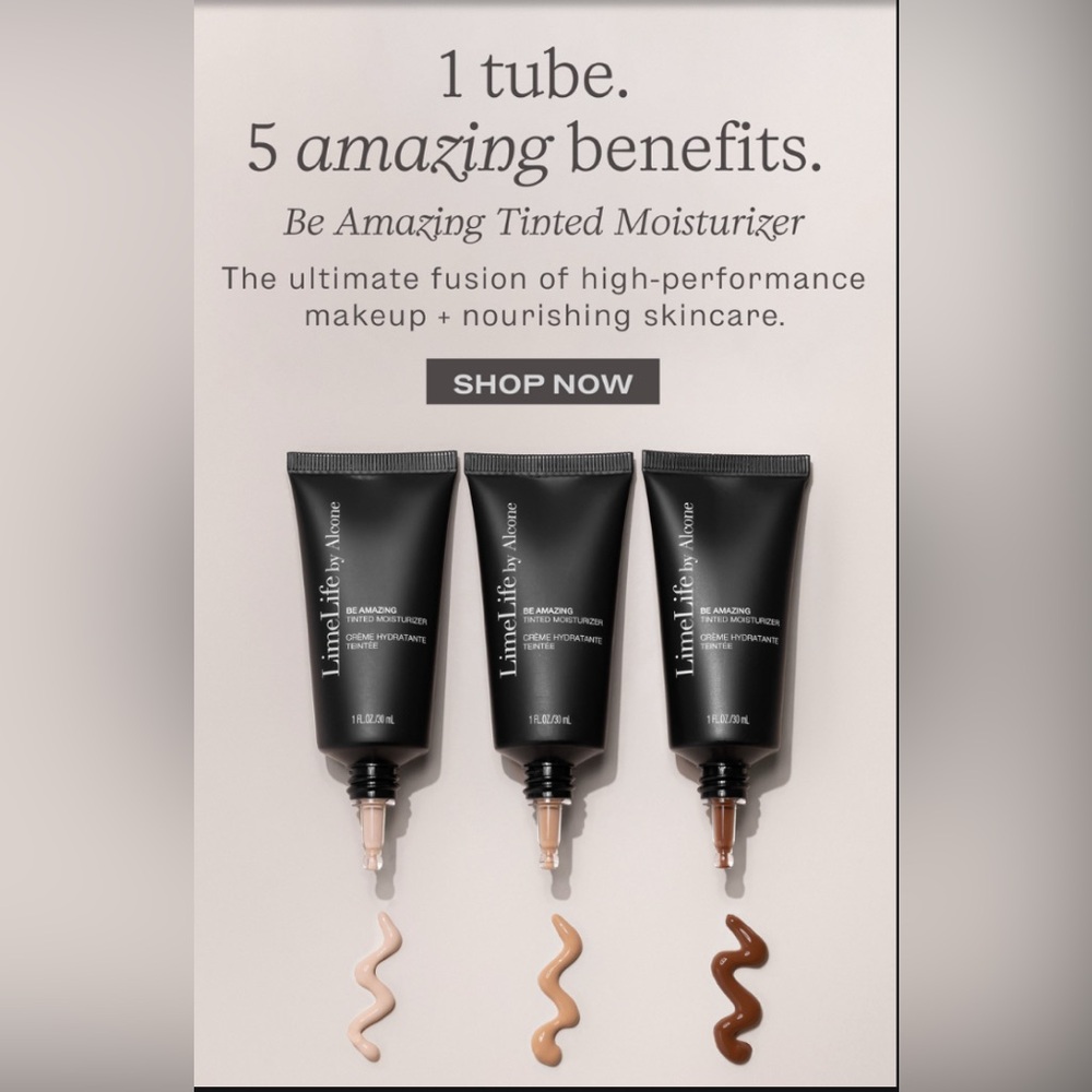 LimeLife by Alcone Tinted Moisturizer - Cream, Tan, Brown